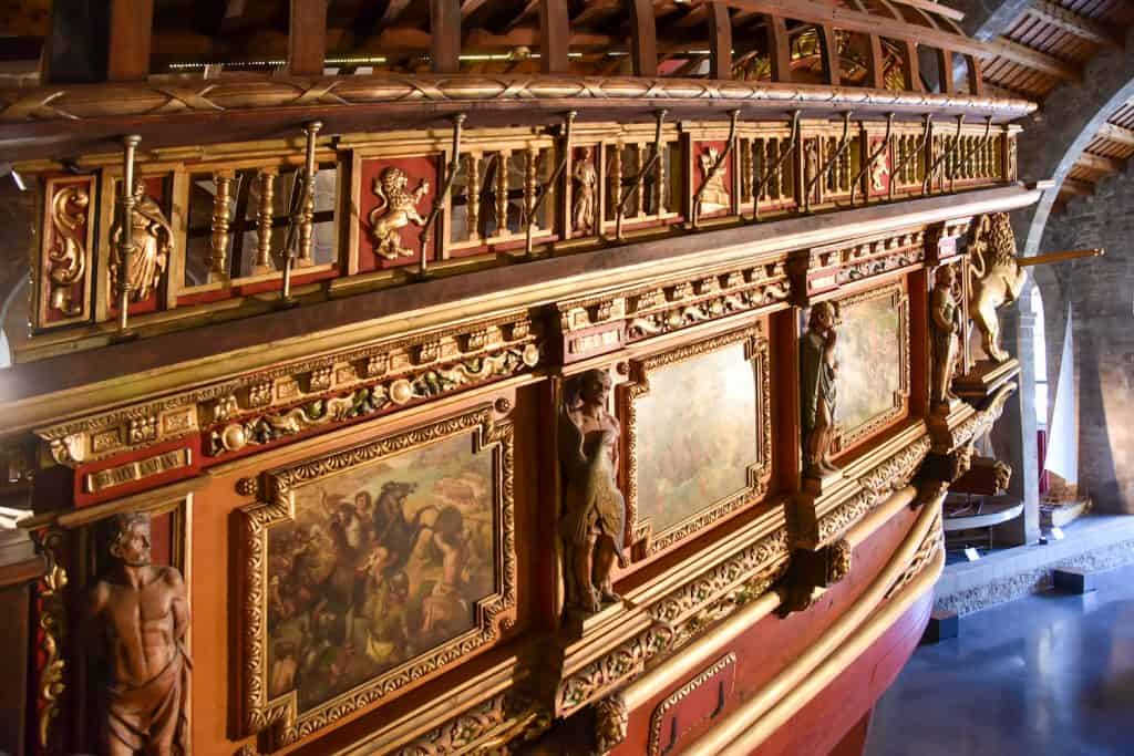 Museu Marítim, Royal Galley (Detail)