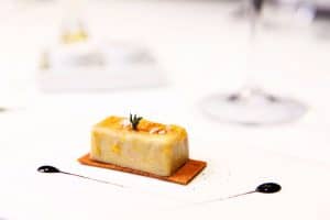 Foie micuit amb poma a la vainilla