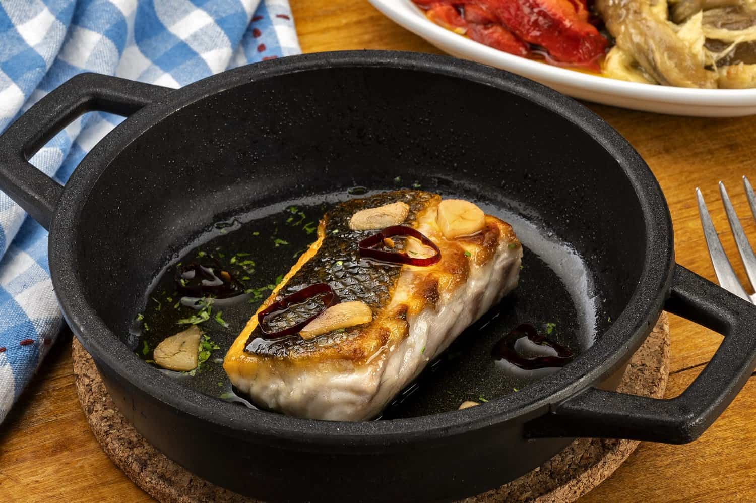 Salmó marinat amb vinagreta de cítrics