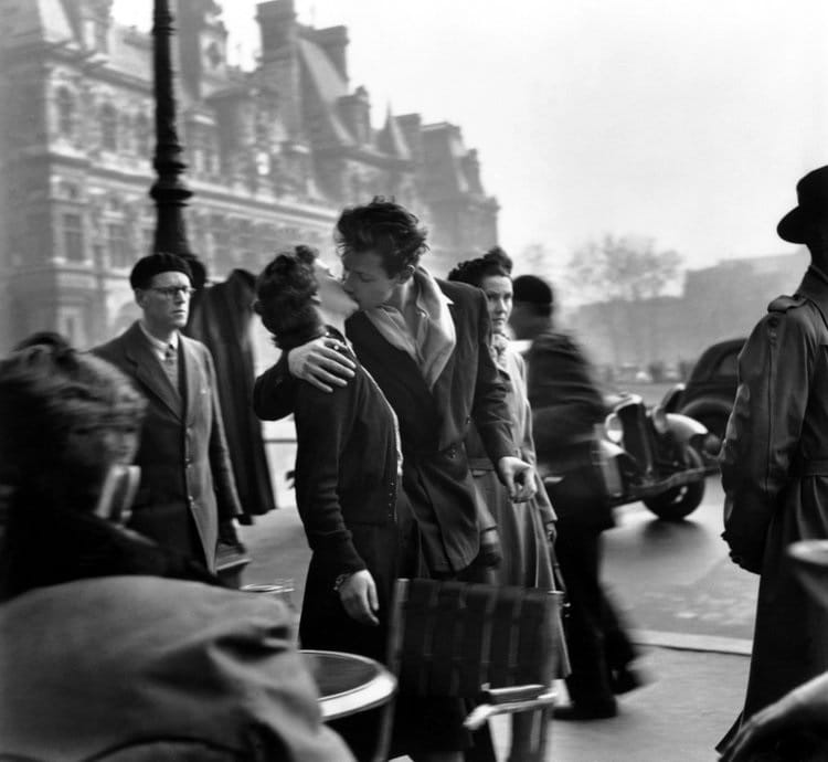 Le Baiser de l'Hôtel de ville, Paris 1950