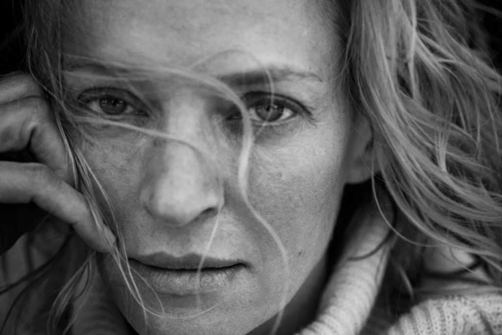 Uma Thurman by PETER LINDBERGH Pirelli Calendar 2017. © Peter Lindbergh, 2016