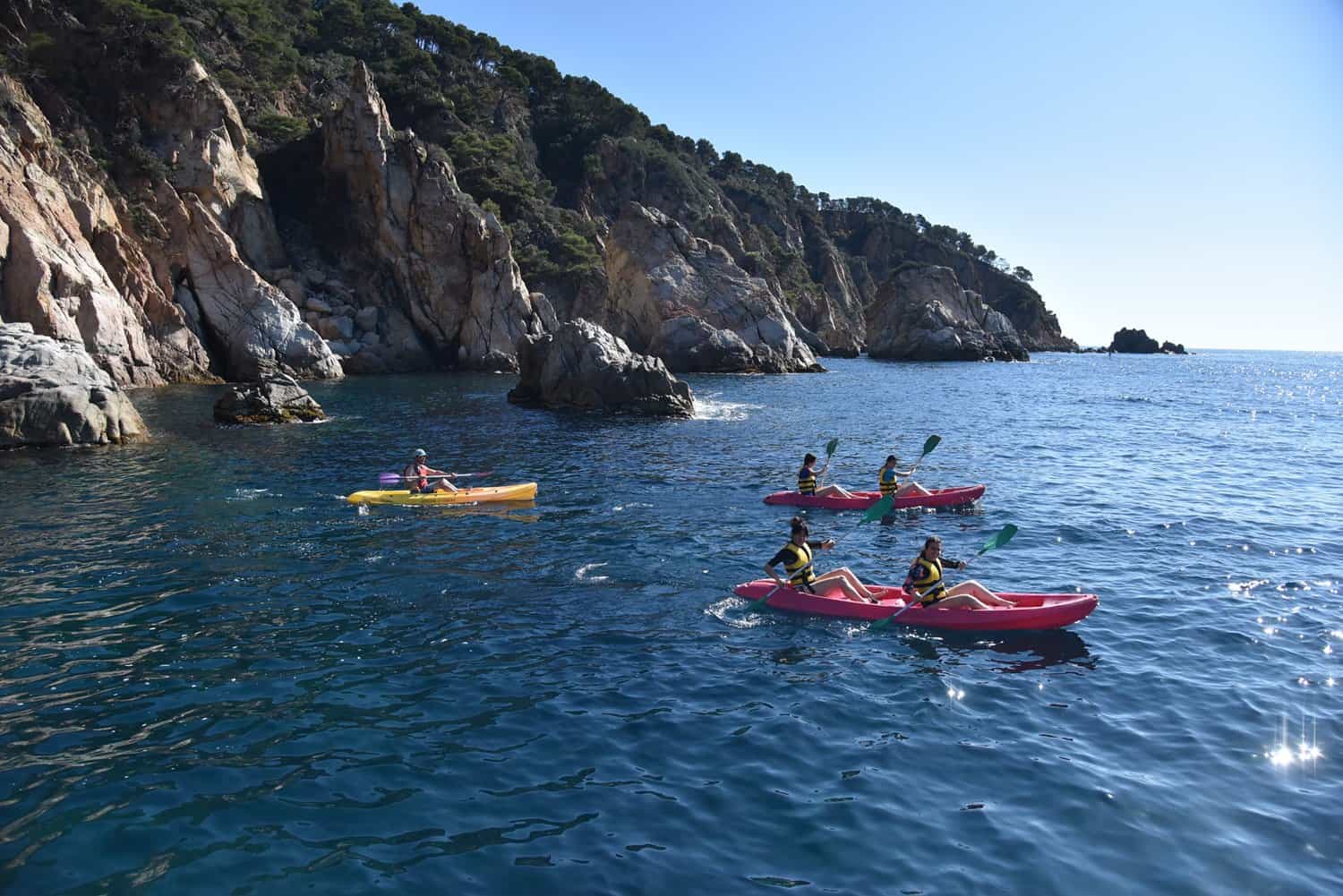 Kayaking, Costa Brava
