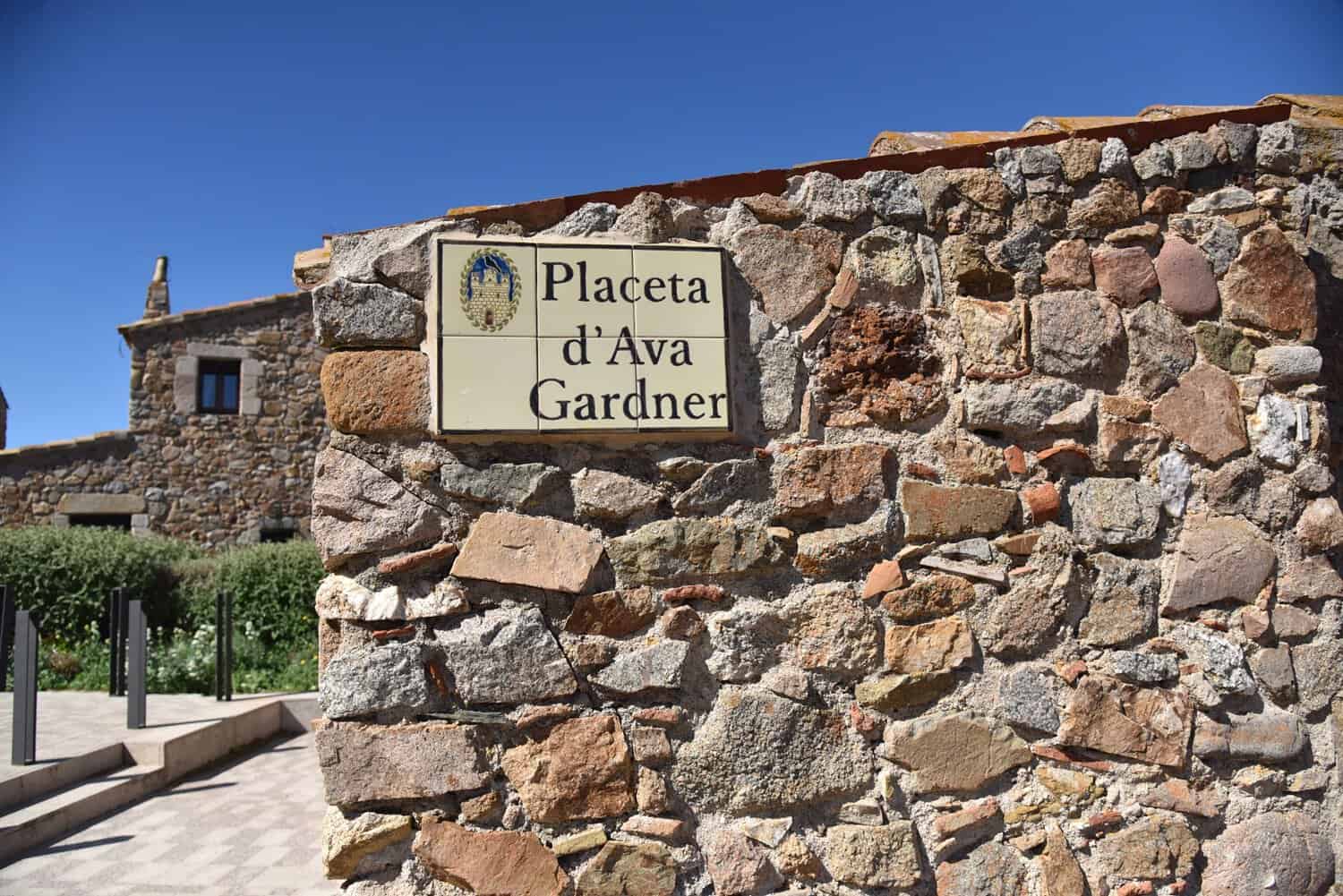 Placeta d'Ava Gardner, Tossa de Mar