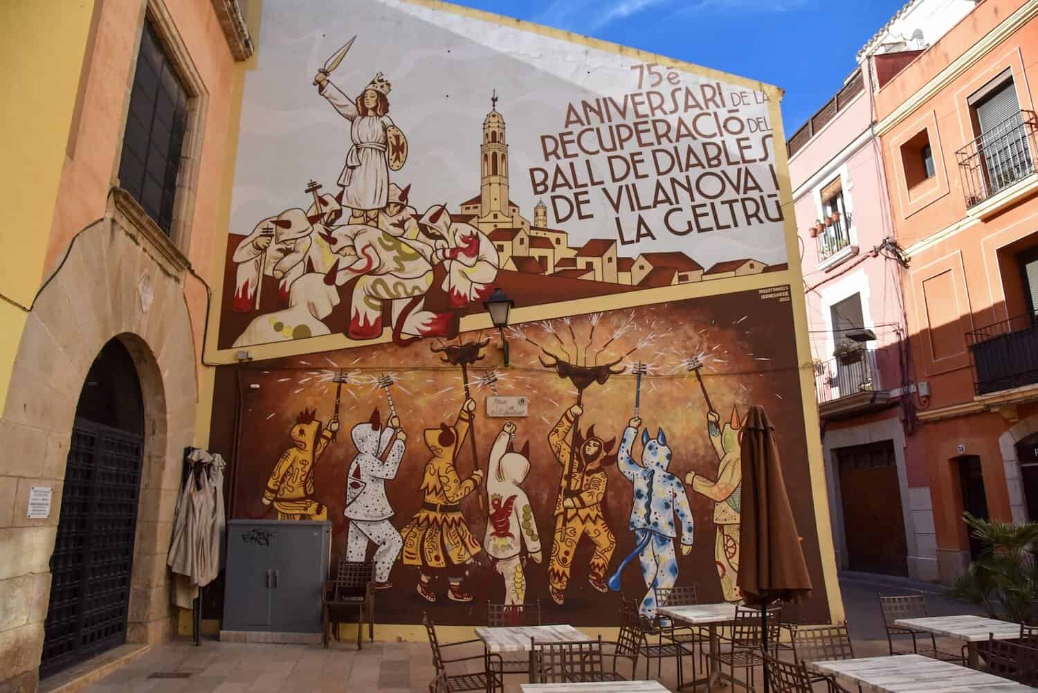 Correfoc Mural Vilanova i la Geltrú