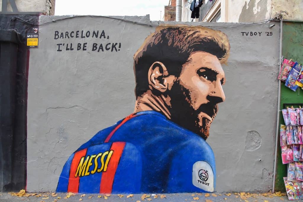 Messi Mural by TVBoy