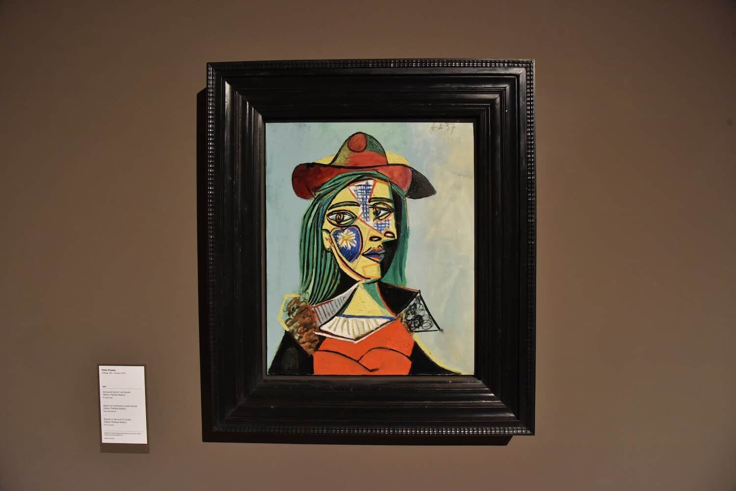 Woman in Hat and Fur Collar (Marie-Thérèse Walter) by Picasso at MNAC
