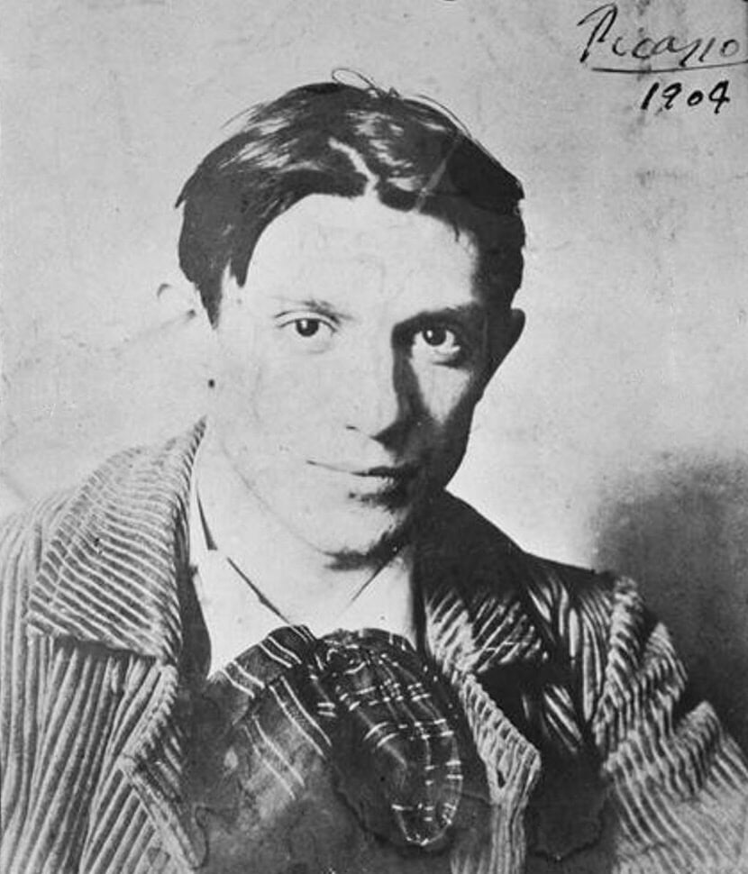 Pablo Picasso, 1904, Paris, photograph by Ricard Canals i Llambí